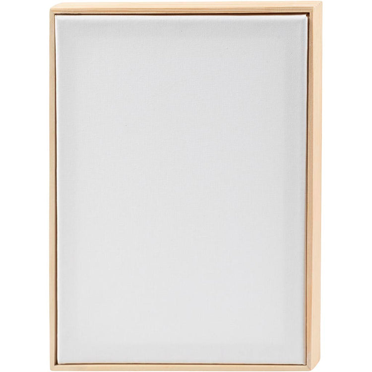Creativ company Toile tendue avec cadre, A4, format 29,7x21 cm, 280 gr, blanc, 10 pièces 1 boîte