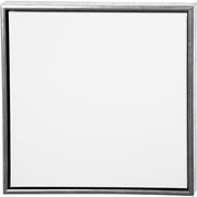 Toile d'entreprise Creativ avec cadre, dim. 50x50 cm, 360 gr, argent antique, blanc, 1 pièce - afbeelding 1