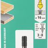 Foret à fraiser Wolfcraft | ws | 6 faces | ø16mm | 1 pièce - 2577000
