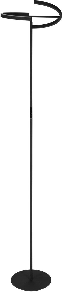 Lampadaire Eglo castelpoto - LED - 180 cm - noir et blanc - dimmable - inclinable