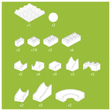 Hubelino Knikkerbaan Miniset, 45dlg. - afbeelding 4