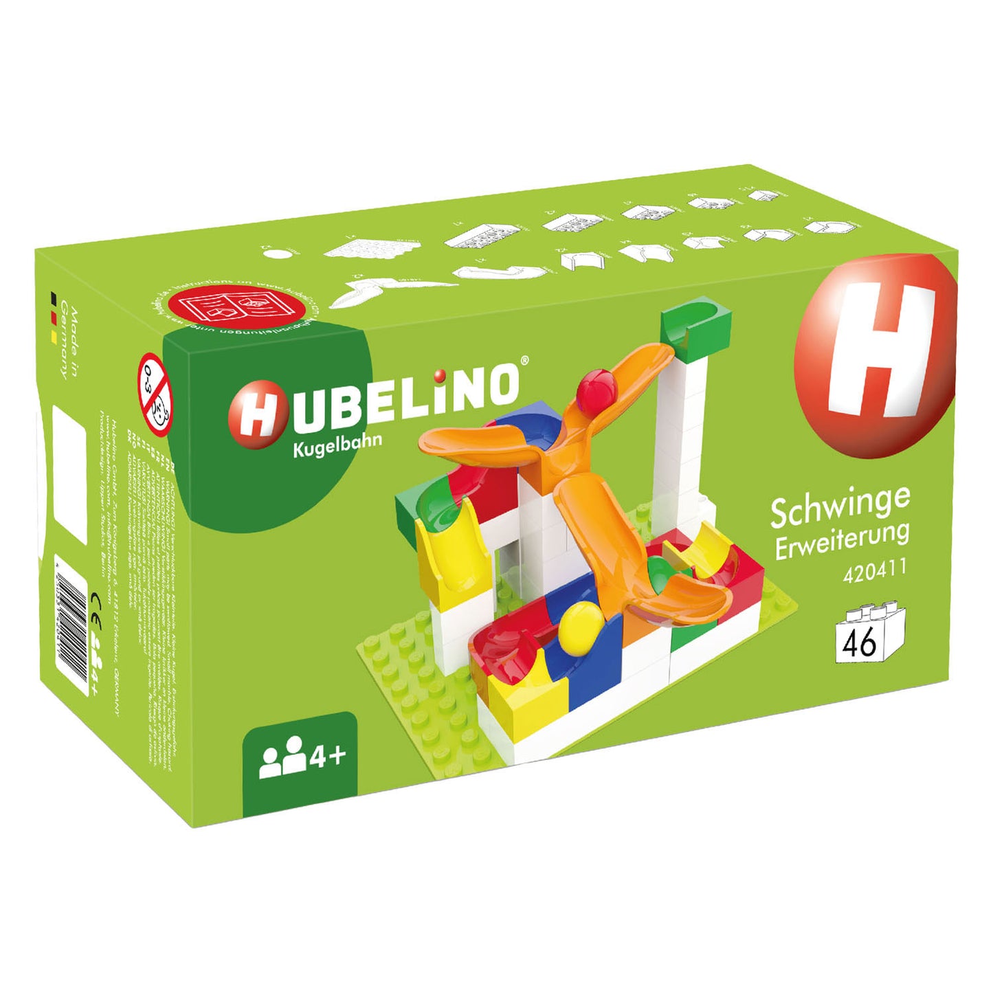 Hubelino Knikkerbaan Expansion Swing Swing, 46dlg.