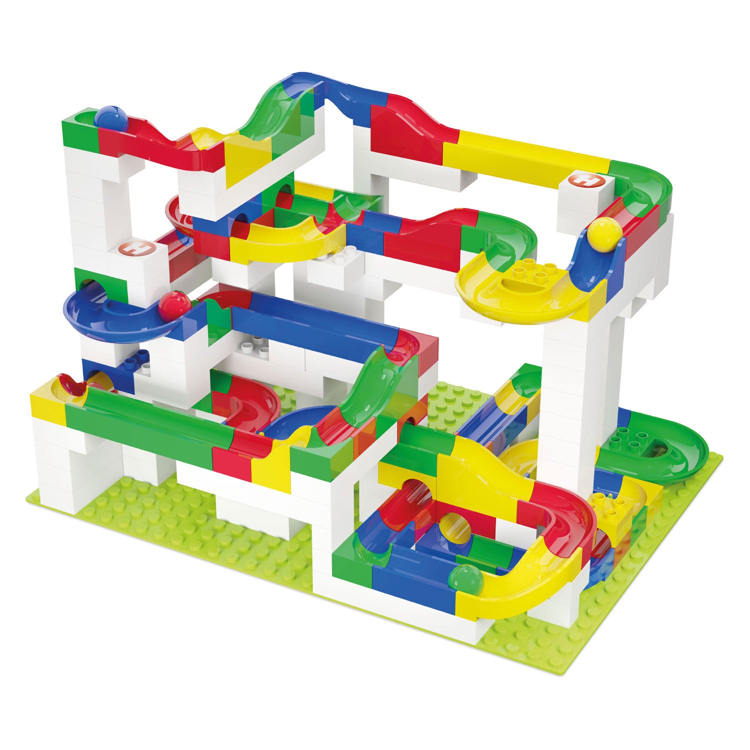 Kit de construction d’ensemble d’école de marbre Hubelino kiga, 352dlg