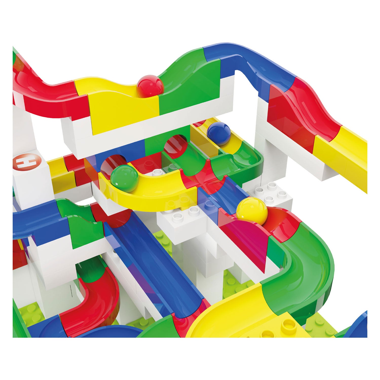 Kit de construction d’ensemble d’école de marbre Hubelino kiga, 352dlg