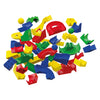 Hubelino marbre kiga école set éléments de piste, 156dlg