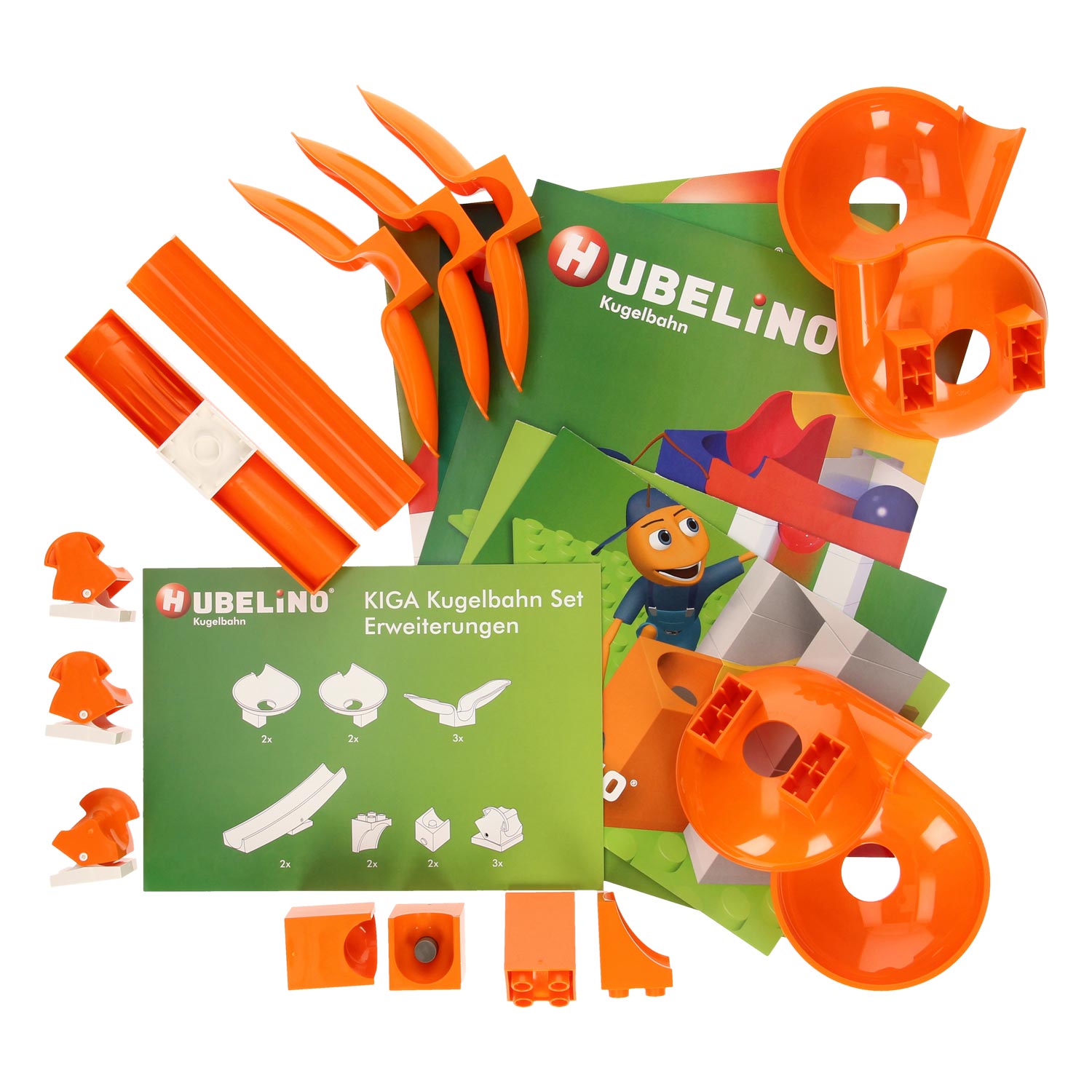 Hubelino Knikkerbaan Kiga Scholenset Expansion Ensemble d'expansion