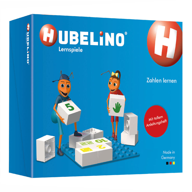 Hubelino Nombres Blocs d'apprentissage en cuir, 85dlg.