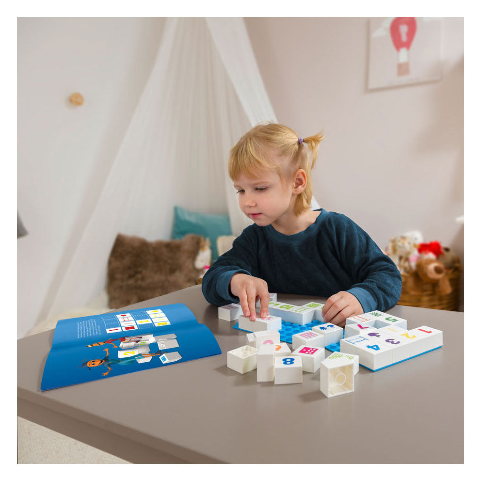 Hubelino Nombres Blocs d'apprentissage en cuir, 85dlg.