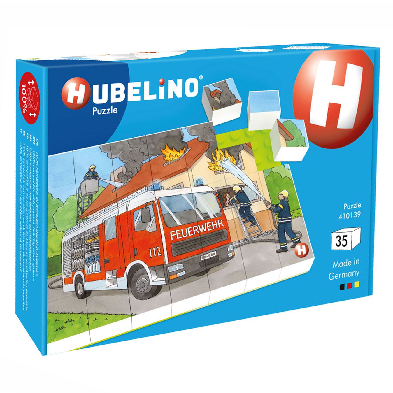 Hubelino Block Puzzle Fire Brigade, 35e.