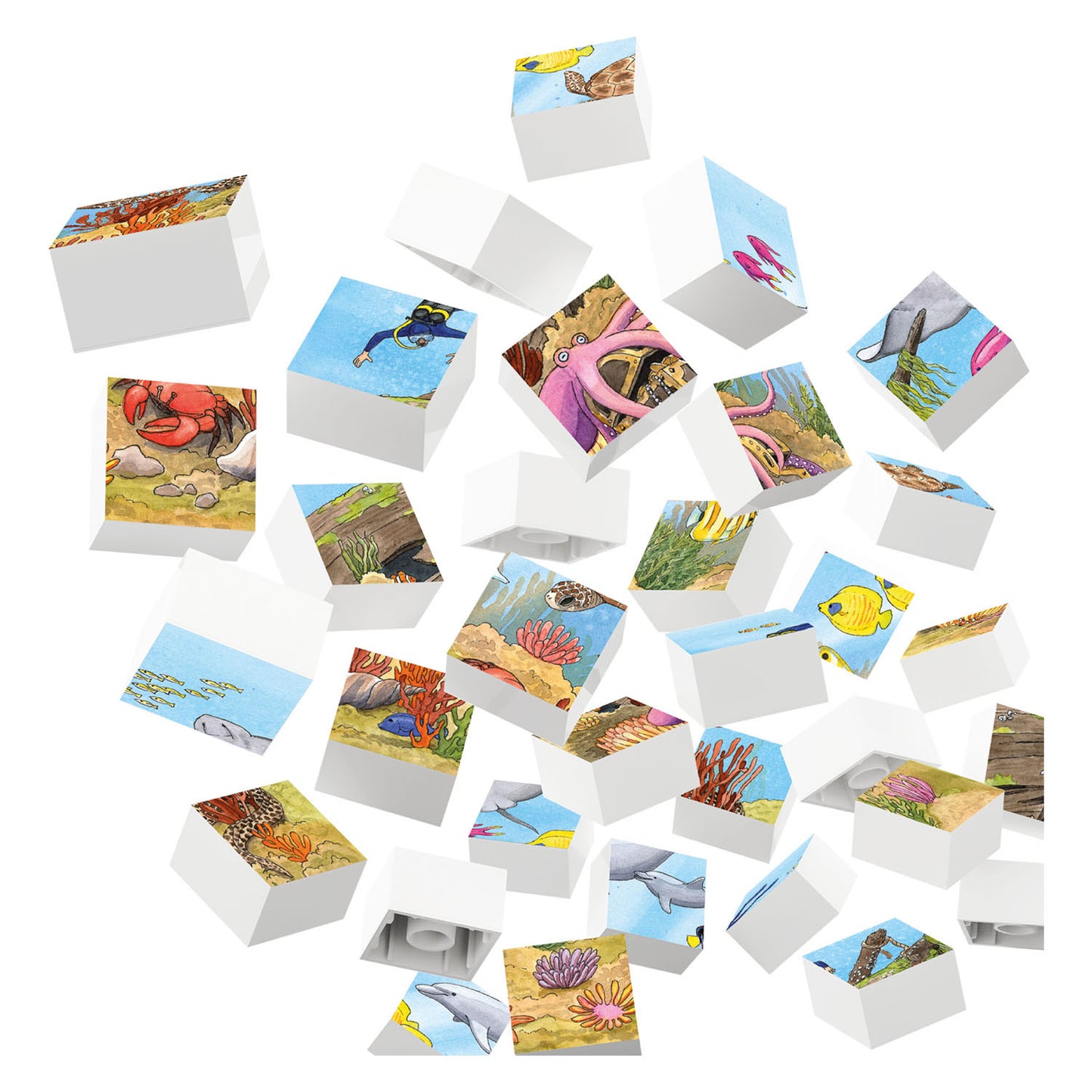 Hubelino Block Puzzle Underwater World, 35e.