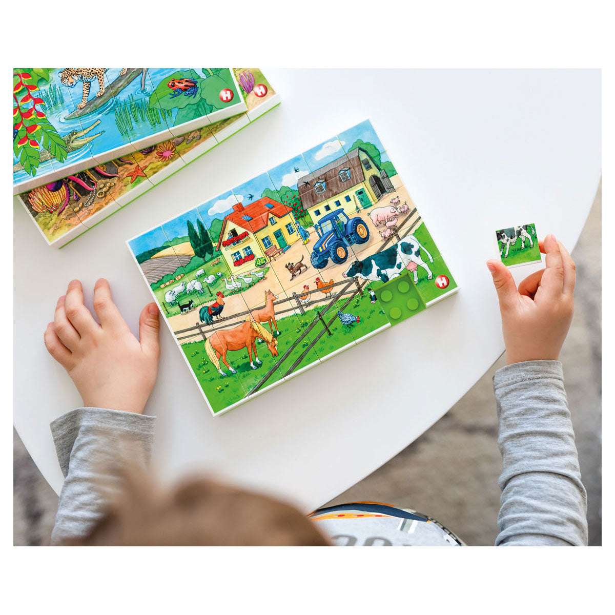 Hubelino Block Puzzle Life on the Farm, 35e.