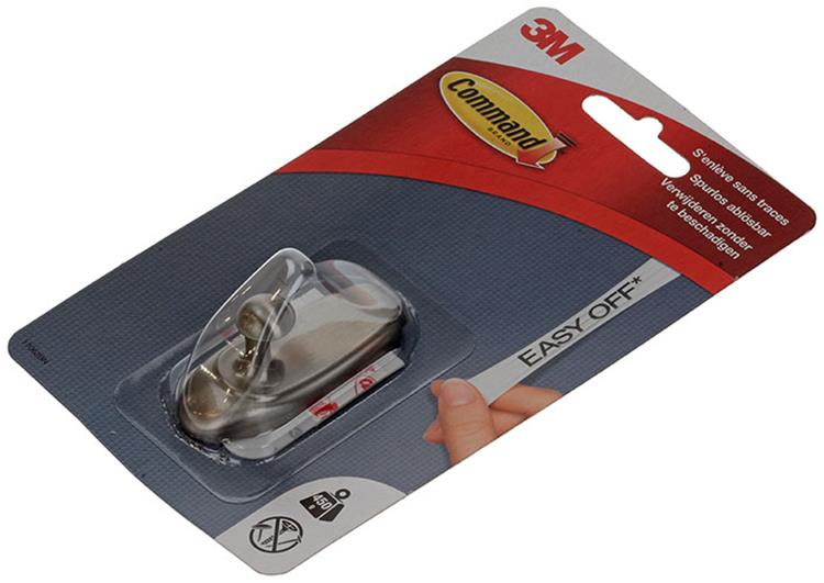 3m 1044682 - 17062bnc comm. crochet timeles aspect métal s (carte 1h+2s) | 6 pièces