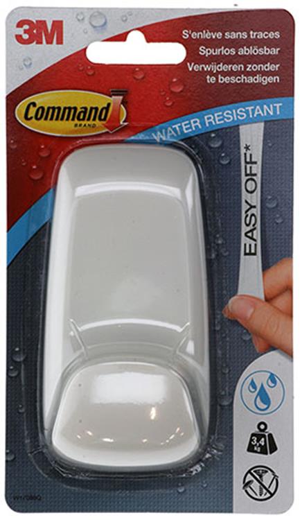 3m 1044691 - w17088qc comm. carte j 1h+2s quartz au crochet résistant à l'eau | 6 pièces