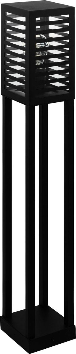 Lampe sur pied d'extérieur Eglo alamonte 3 - e27 - 100 cm - noir