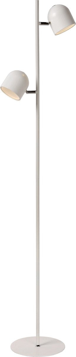 Lucide skanska - lampadaire - led 3 stepdim - 2x5w 3000k - blanc