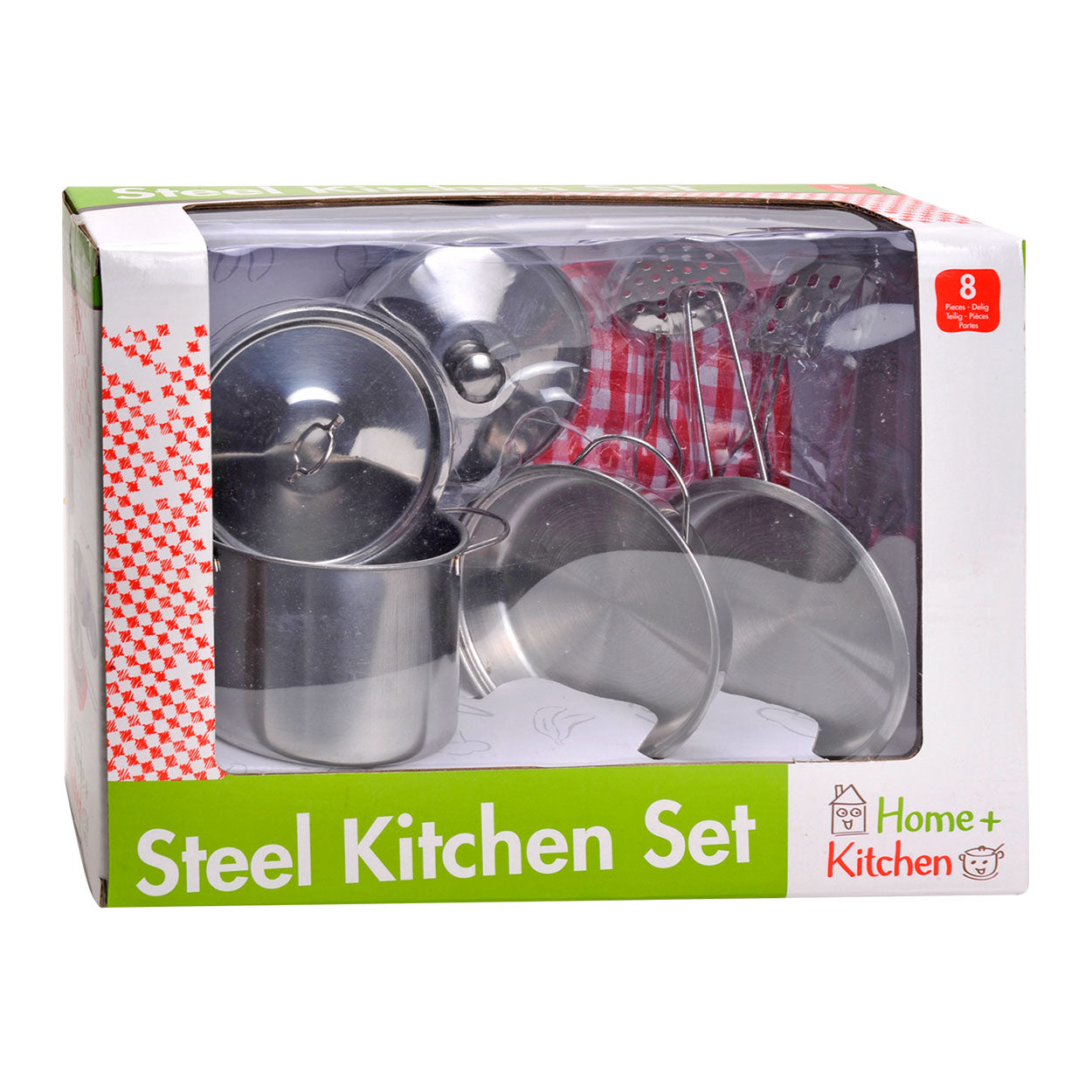 Set Pannet de cuisine Johntoy Home, 8dlg.