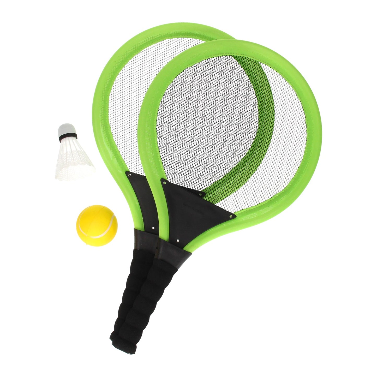 Ensemble de tennis avec balle et navette