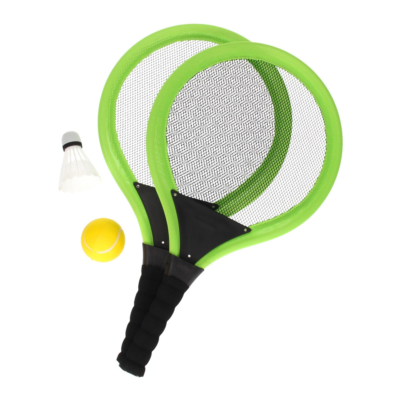 Ensemble de tennis avec balle et navette