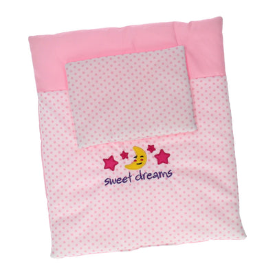 Baby Rose Doll Deken et Cushion Set