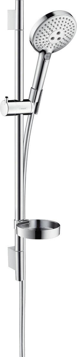 Ensemble de douche Hansgrohe Raindance Select S 120 3jet avec barre de douche Puro unique 90 cm et porte-savon chromé