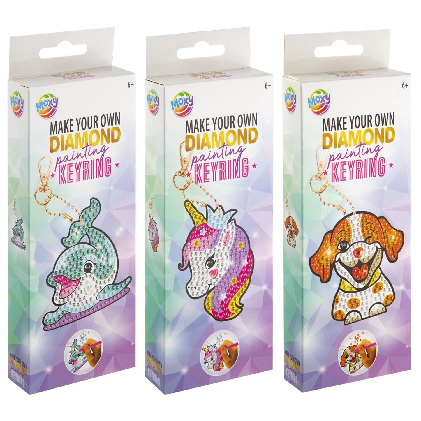 Creative Craft Group Faire votre propre porte-clés de peinture de diamant