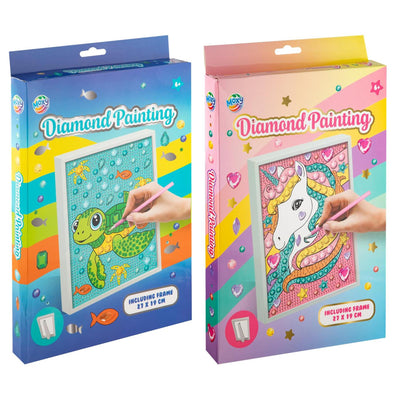 Peinture diamant Moxy avec cadre 27x19cm
