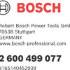 Bosch accessoires adaptateur d'extraction 1er - 2600499077