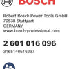 Bosch accessoires plaque anti-éclats pour gst bce 150 ce 5pcs - 2601016096