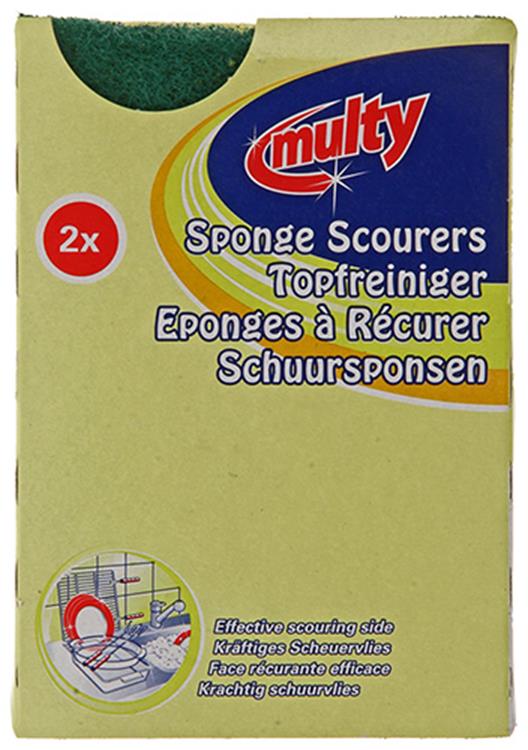 Multy 1002225 - Éponge 2 manches | 15 pièces