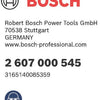 Accessoires Bosch jeu de 4 points centraux 8 mm 4 pcs - 2607000545