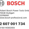 Bosch accessoires embout extra-dur hex 5, 49 mm 3 pcs - 2607001734