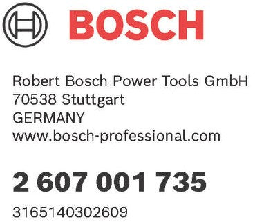 Bosch accessoires embout extra-dur hexagonal 6, 49 mm 3 pcs - 2607001735