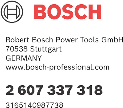 Bosch accessoires pba 18v 6.0ah w-c batterie - 2607337318