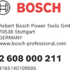 Bosch accessoires plateau de ponçage 1er - 2608000211