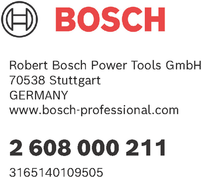 Bosch accessoires plateau de ponçage 1er - 2608000211
