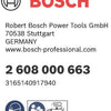 Accessoires Bosch filtre harmonica gaz 18v-10 l professionnel - 1er. - 2608000663