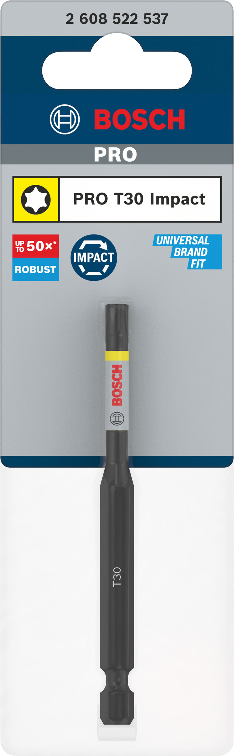 Accessoires Bosch embout de tournevis à percussion pro Torx | t30 | 90mm-2608522537