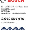 Bosch accessoires foret de centrage pour tige hexagonale 8 mm 1 pc - 2608550079
