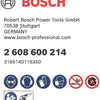 Bosch accessoires disques à tronçonner | métal | 115x1,6 | 2608600214 - 2608600214