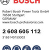 Bosch accessoires excentrique ø125mm c430 expert pour bois+peinture 8 set - 2608605112