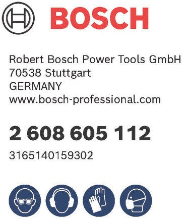 Bosch accessoires excentrique ø125mm c430 expert pour bois+peinture 8 set - 2608605112