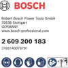 Bosch accessoires disque à lamelles à broches 6 mm, 60, 60 mm, 40 mm - 2609200183