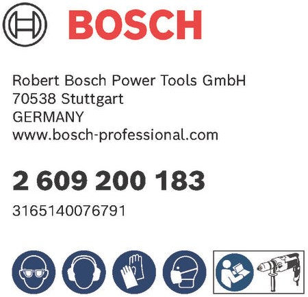 Bosch accessoires disque à lamelles à broches 6 mm, 60, 60 mm, 40 mm - 2609200183