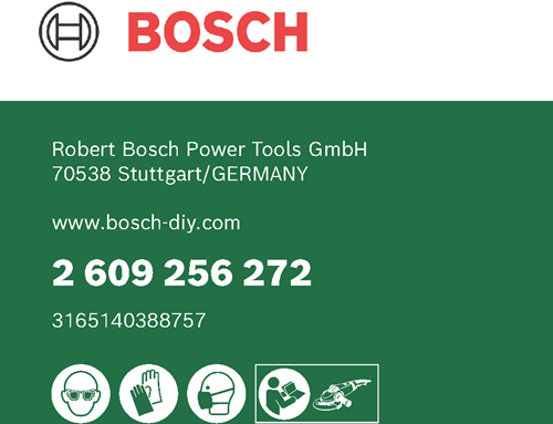 Accessoires Bosch plateau de ponçage en caoutchouc pour meuleuse d'angle, système auto-agrippant | 125mm-2609256272