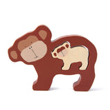 Trixie Wooden Baby Puzzle M. Singe - afbeelding 1