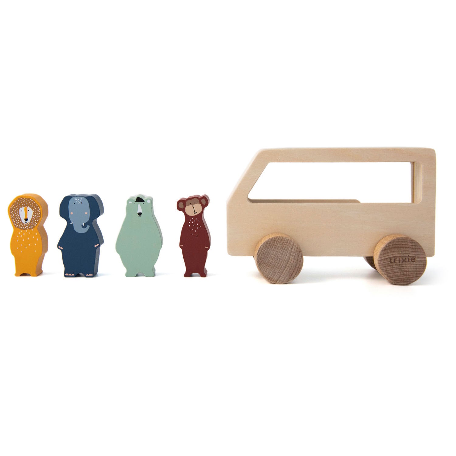 Bus animal en bois trixie