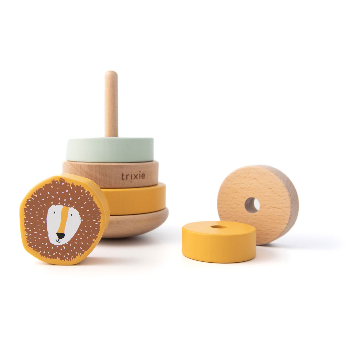 Trixie Wooden Stacking jouets M. Lion, 7dlg.