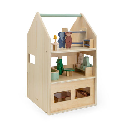 Trixie Wooden Dollhouse avec accessoires