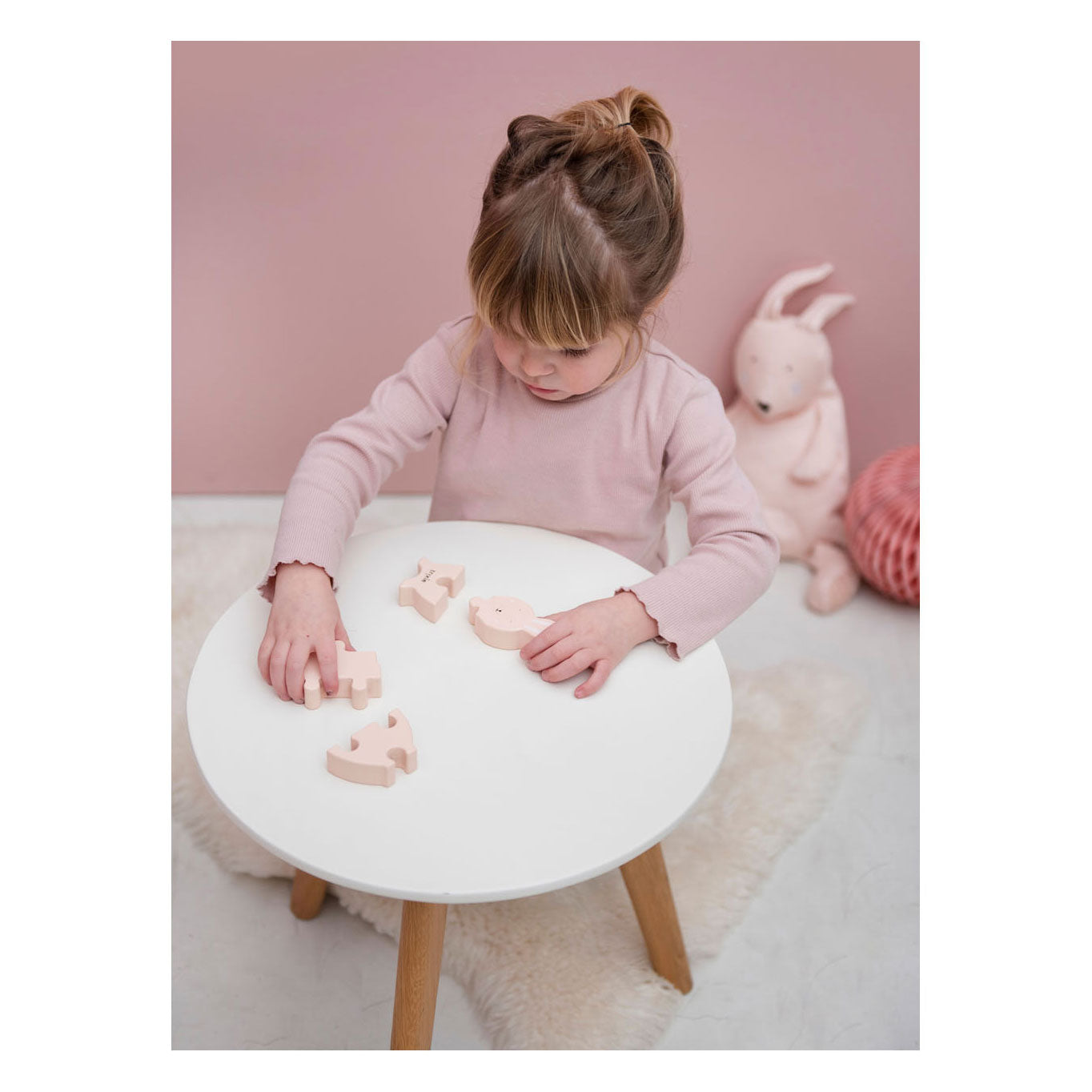 Trixie Wooden Animal Puzzle Mme Rabbit, 4e.