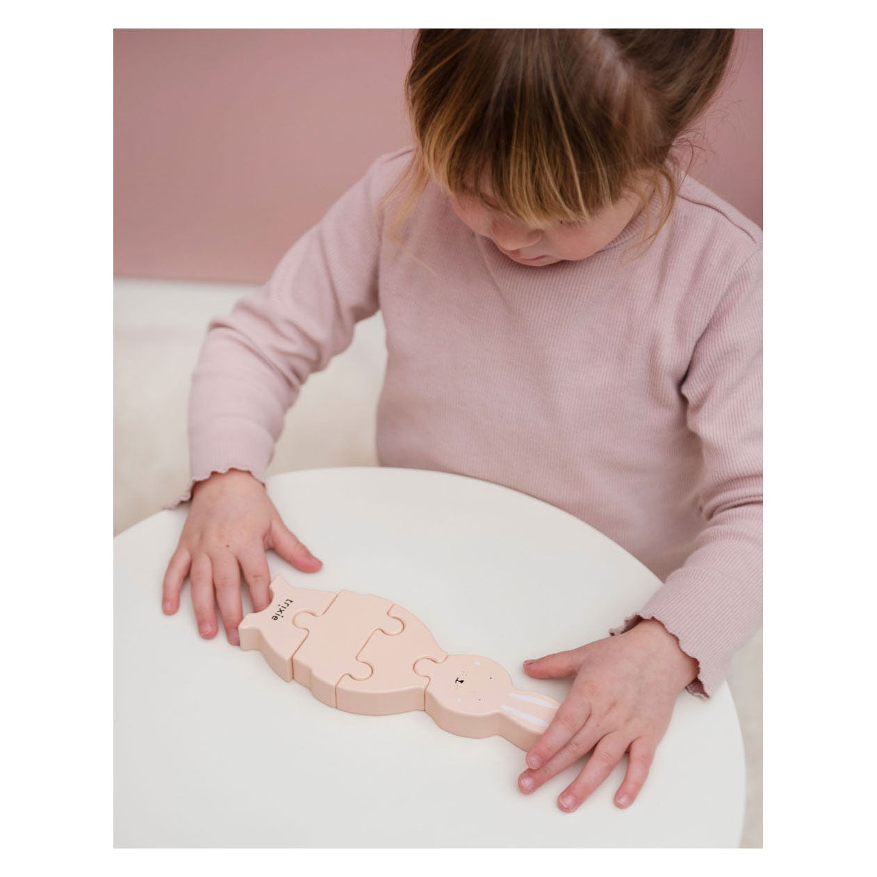 Trixie Wooden Animal Puzzle Mme Rabbit, 4e.